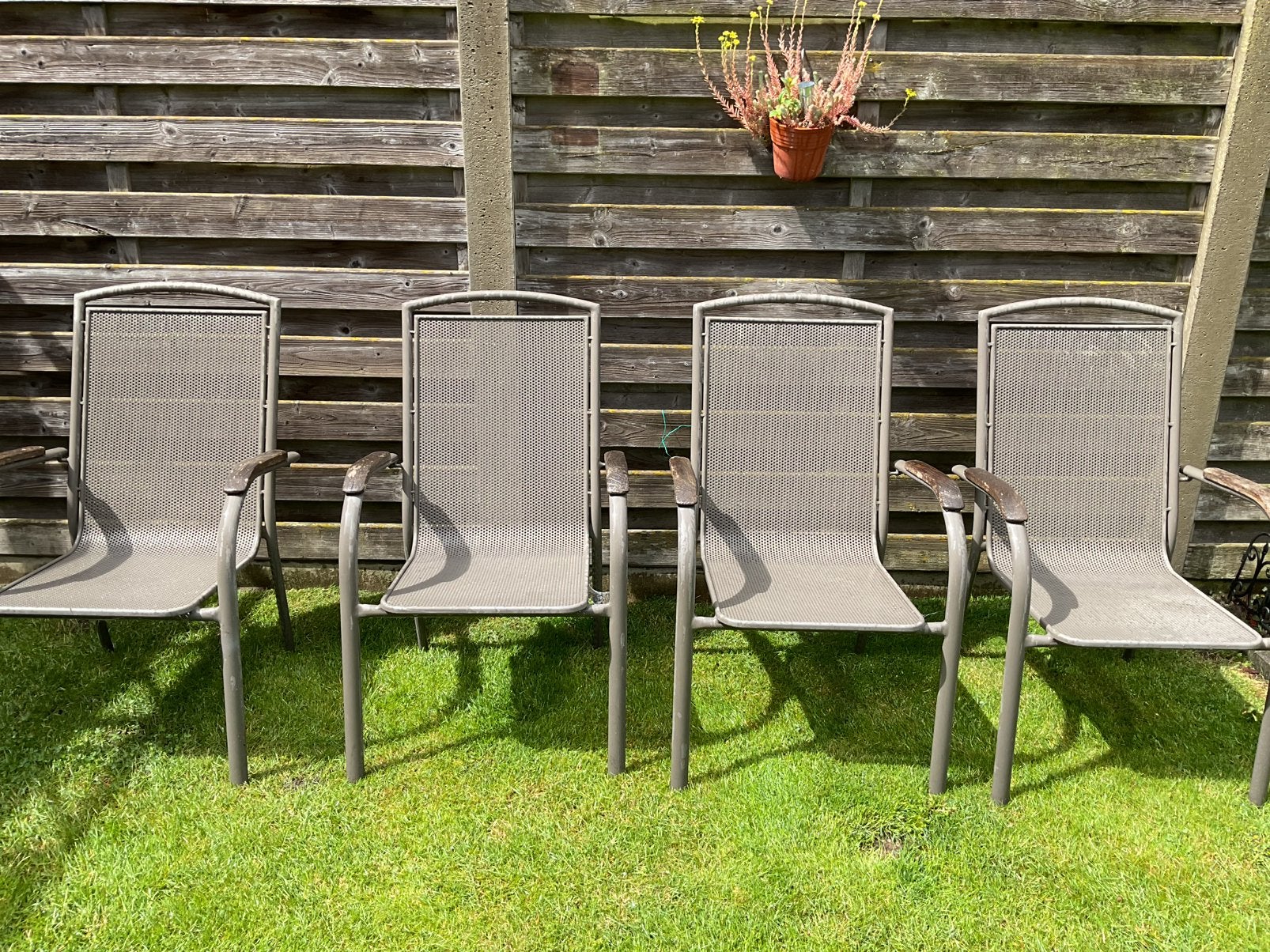4 chaises Hartman en aluminium, Enlèvement, Comme neuf, Aluminium