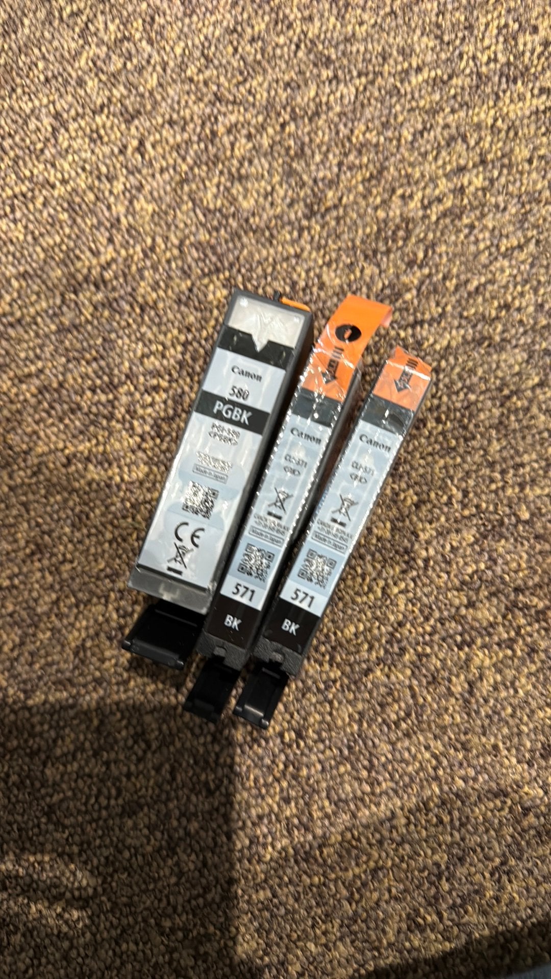 3 originele canon cartridges, Ophalen of Verzenden, Nieuw, Cartridge