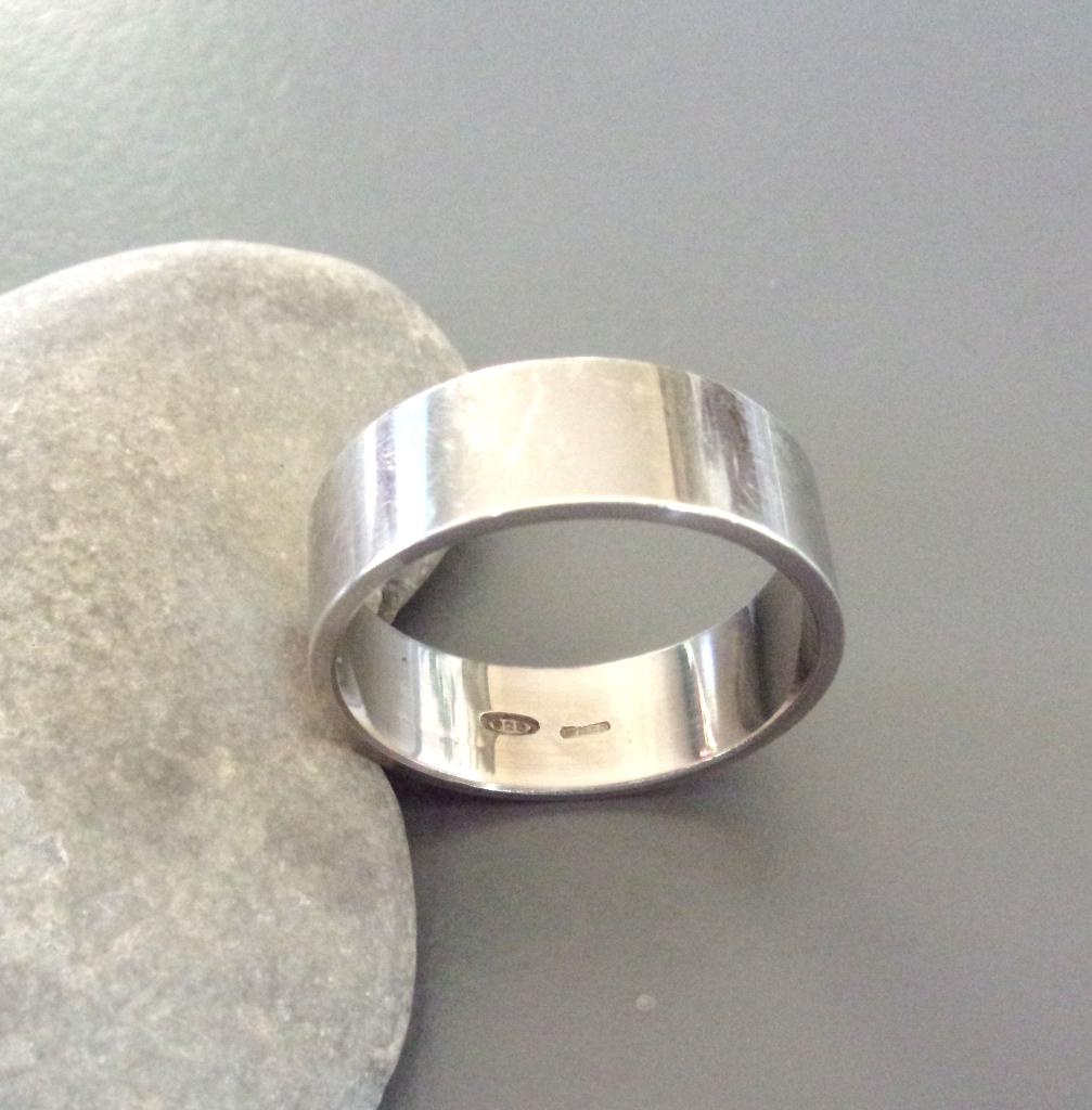 925 zilveren ring voor heren, Gebruikt, Heer, Ophalen of Verzenden, Zilver
