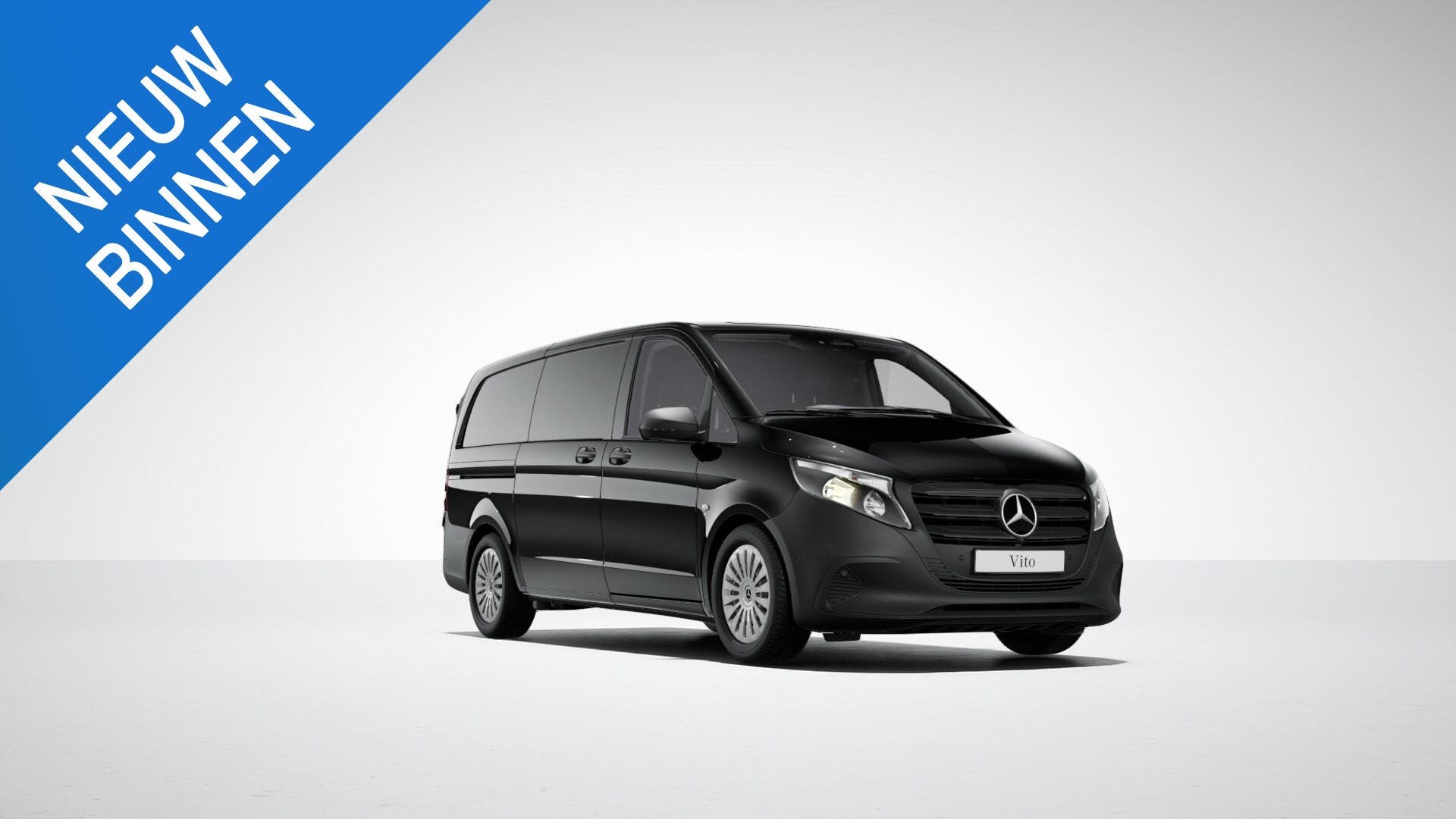 Mercedes-Benz Vito 114 CDI L2 PRO, Zwart, 4 cilinders, 2000 kg, Zwart