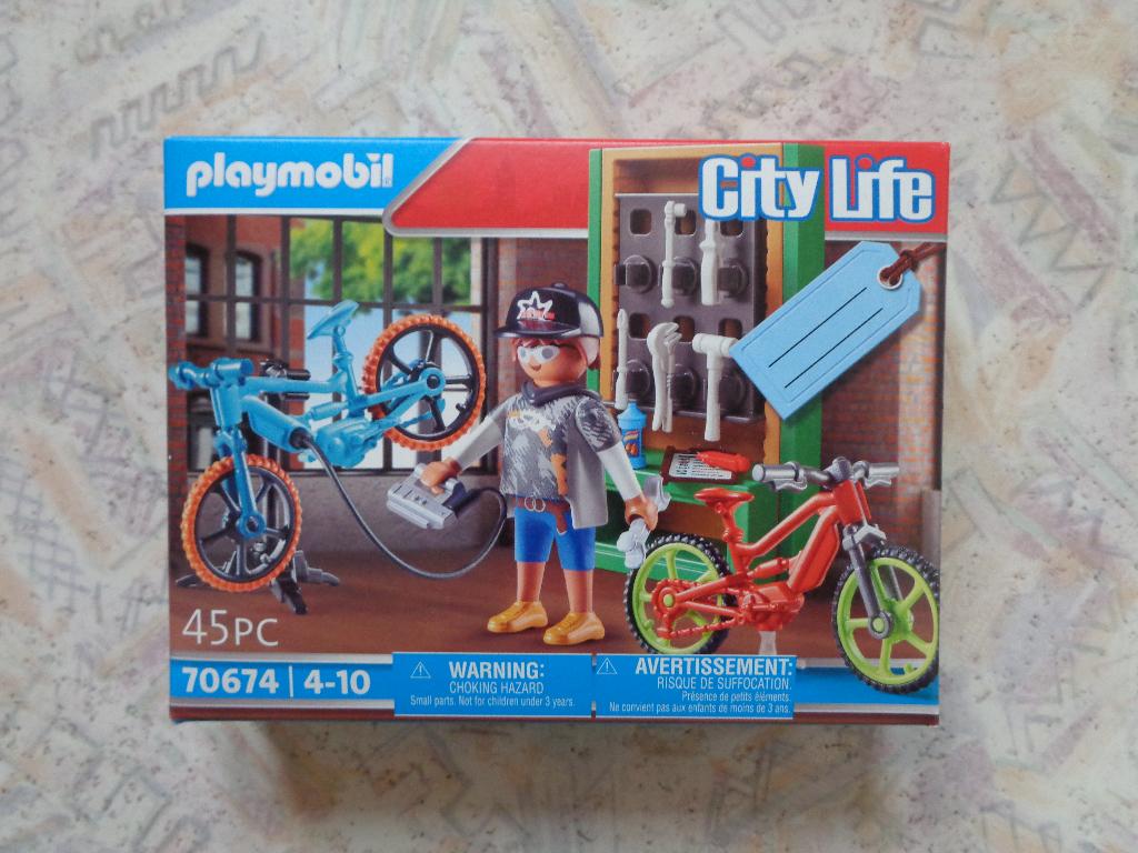 Playmobil 70674 Gift Set E-Bike Werkplaats, Enlèvement ou Envoi, Neuf, Ensemble complet