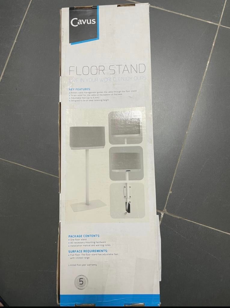 Cavus Vloerstandaard voor Harman Kardon Citation 500 - Wit, Ophalen of Verzenden, Nieuw