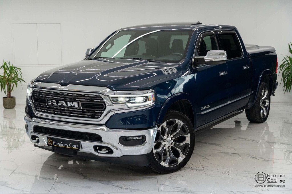 Dodge RAM 1500 Limited! Full Options! 5.7 V8 Hemi!, Automaat, Gebruikt, Blauw, Bluetooth