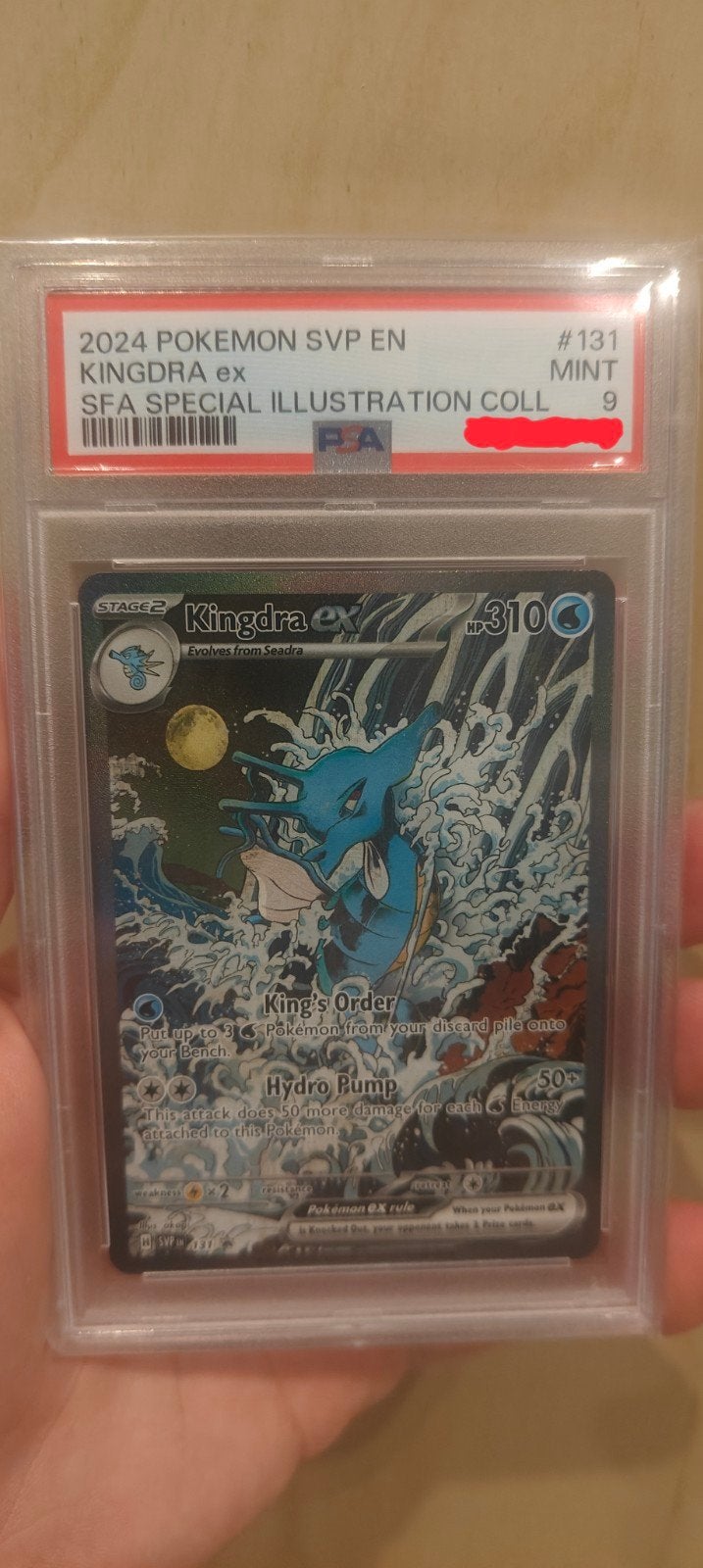 Kingdra ex (SVP 131) PSA 9, Hobby & Loisirs créatifs, Jeux de cartes à collectionner | Yu-gi-Oh!, Enlèvement