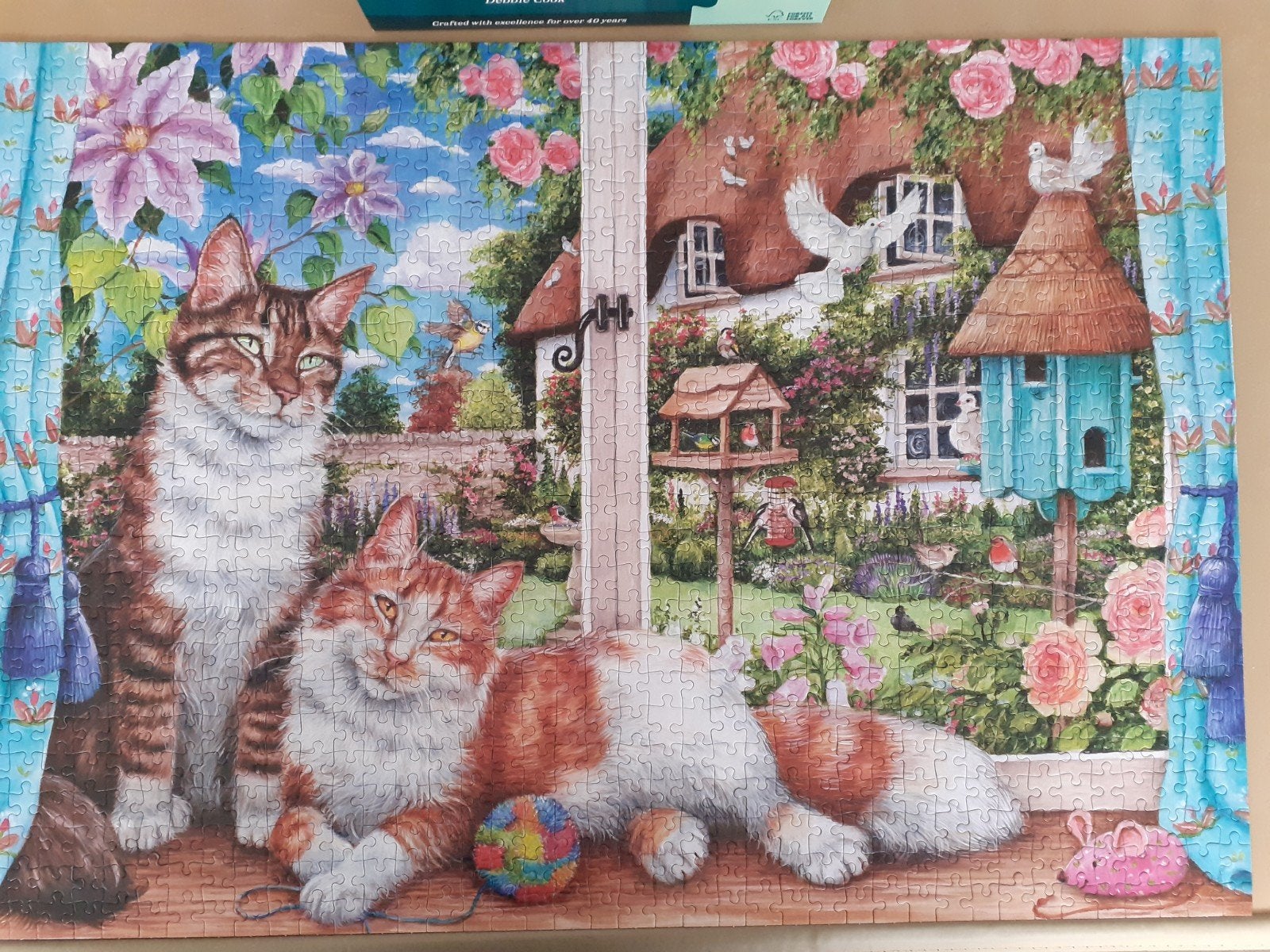 Puzzel Falcon katten 1000 stuks, Hobby en Vrije tijd, Ophalen of Verzenden, 500 t/m 1500 stukjes, Zo goed als nieuw