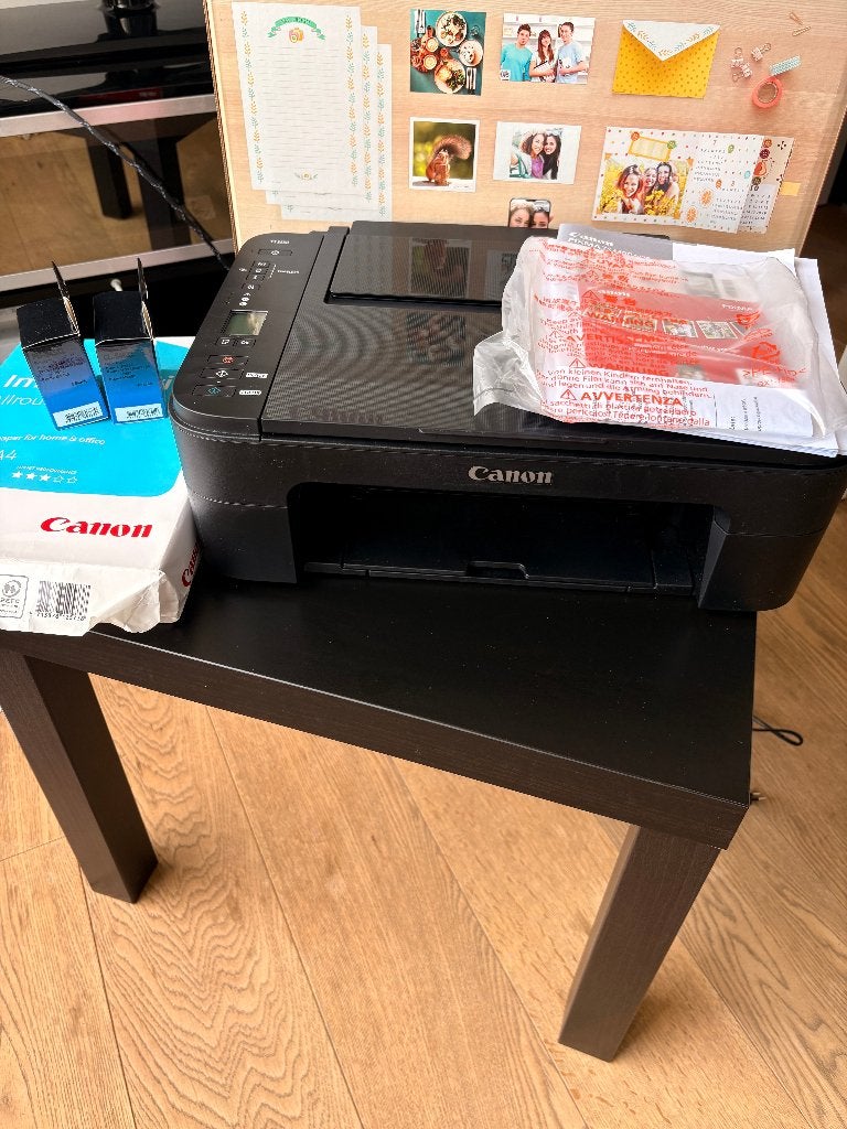 Canon print+scan PIXMA TS3350 WiFi + inktpatronen +A4-papier, Computers en Software, Printers, Ophalen, Kleur printen, Canon, Printer