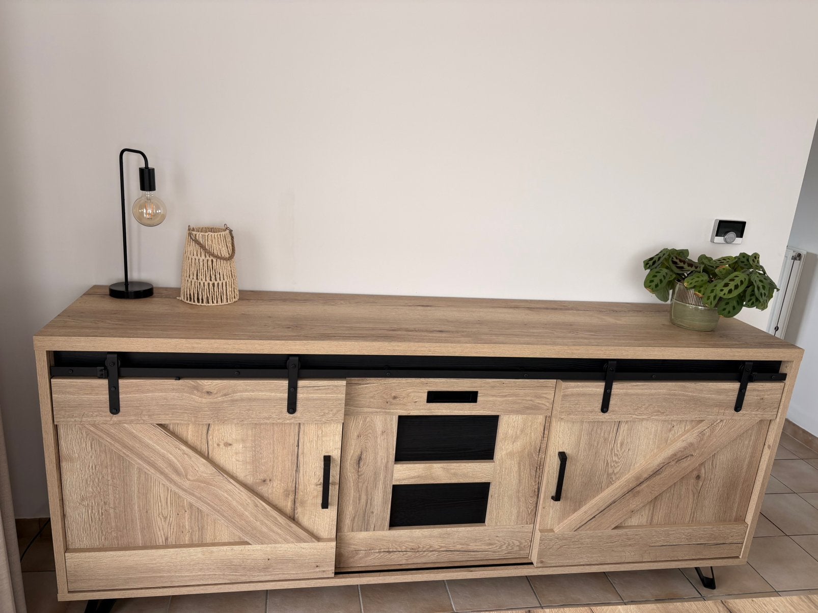 Dressoir kast met verlichting, Huis en Inrichting, Kasten | Dressoirs, Ophalen, Zo goed als nieuw