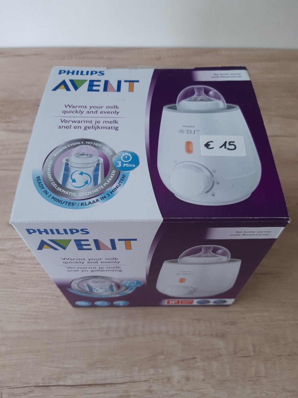 flessenwarmer Philips Avent, Ophalen, Zo goed als nieuw, Flessen- of potjesverwarmer, Philips Avent