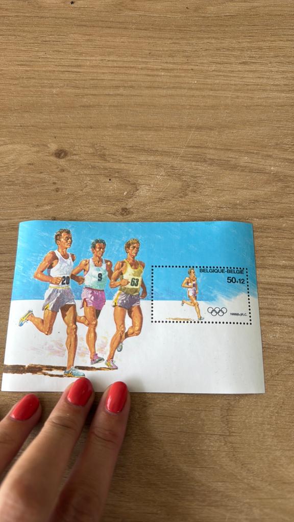 Set  postzegels Olympische spelen, Enlèvement, Comme neuf