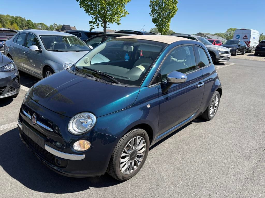 Fiat 500 Cabriolet 1.2 benzine, Voorwielaandrijving, Stof, Beige, Cabriolet