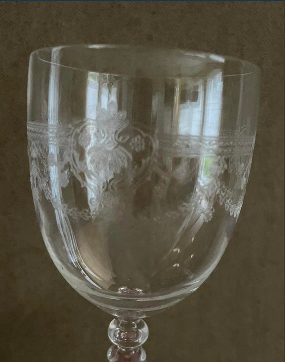 Kristallen glazen (rode en witte wijn), Ophalen