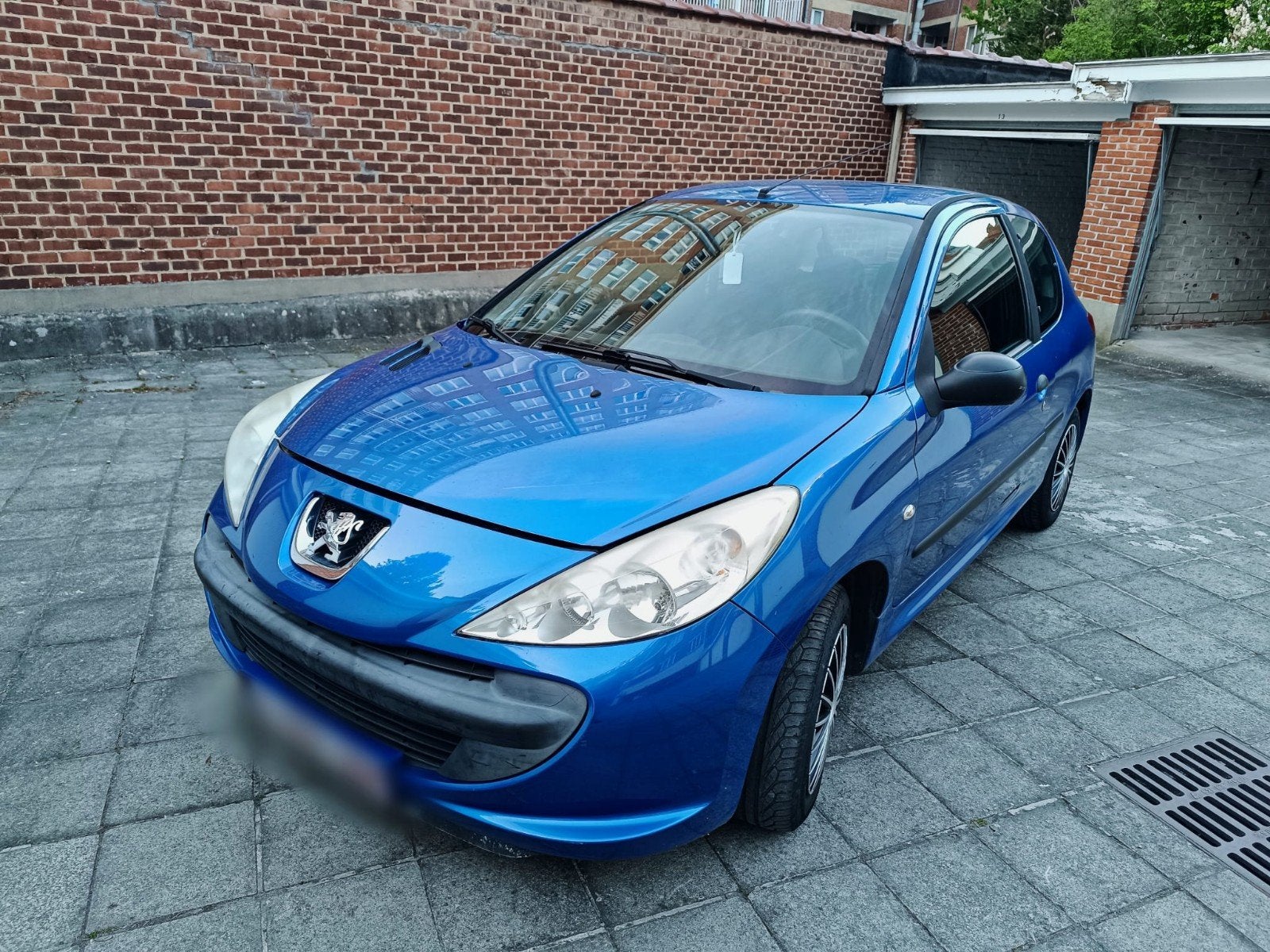Peugeot 206+ 1.1 essence, Euro 5/LEZ OK, manuelle, bon état, Autos, Achat, Boîte manuelle, Noir, 5 places