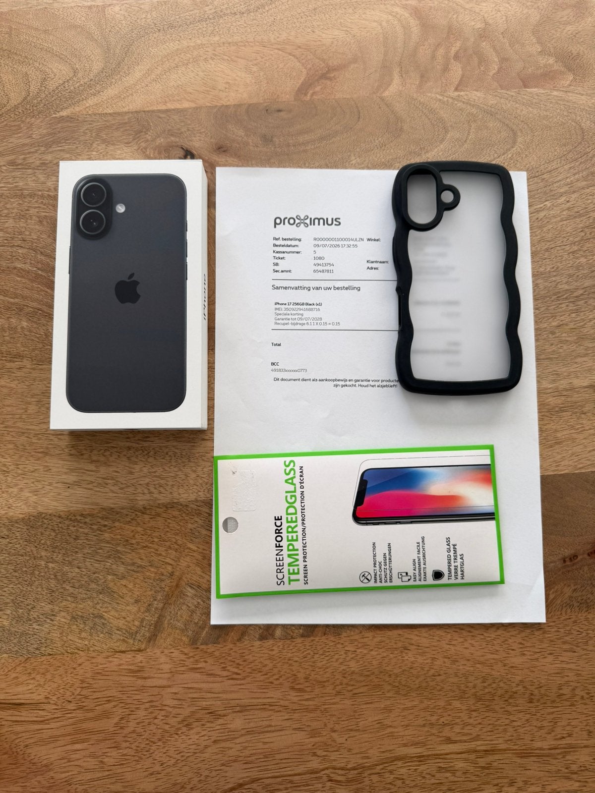 iPhone 17 256 gb Nieuw met 2 Jaar Garantie, Telecommunicatie, Mobiele telefoons | Apple iPhone, 256 GB, Overige modellen, Zwart