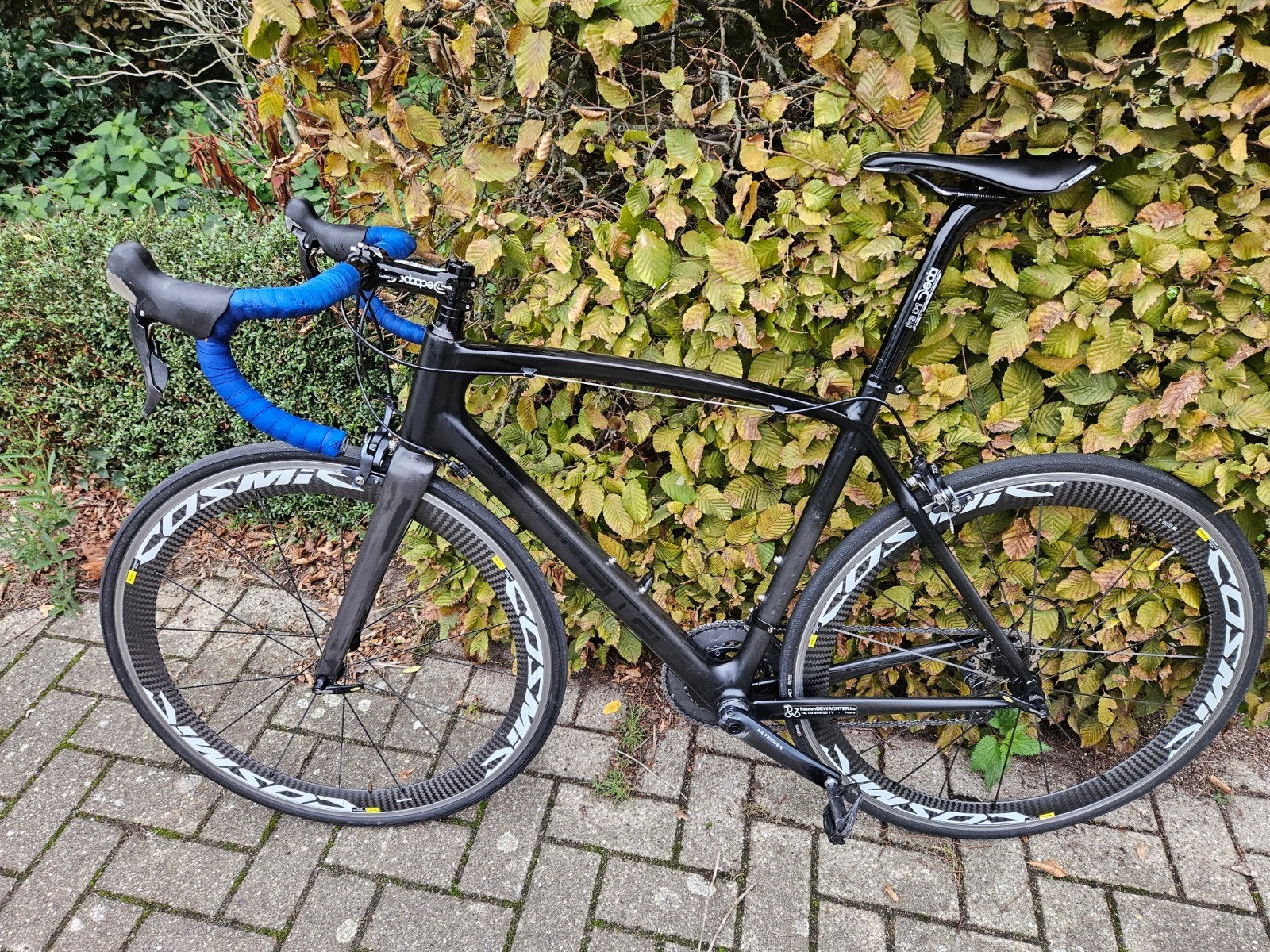 Racefiets Zannata the shadow...speciale edition.., Vélos & Vélomoteurs, Autres marques, Frein sur jante, Comme neuf, Enlèvement