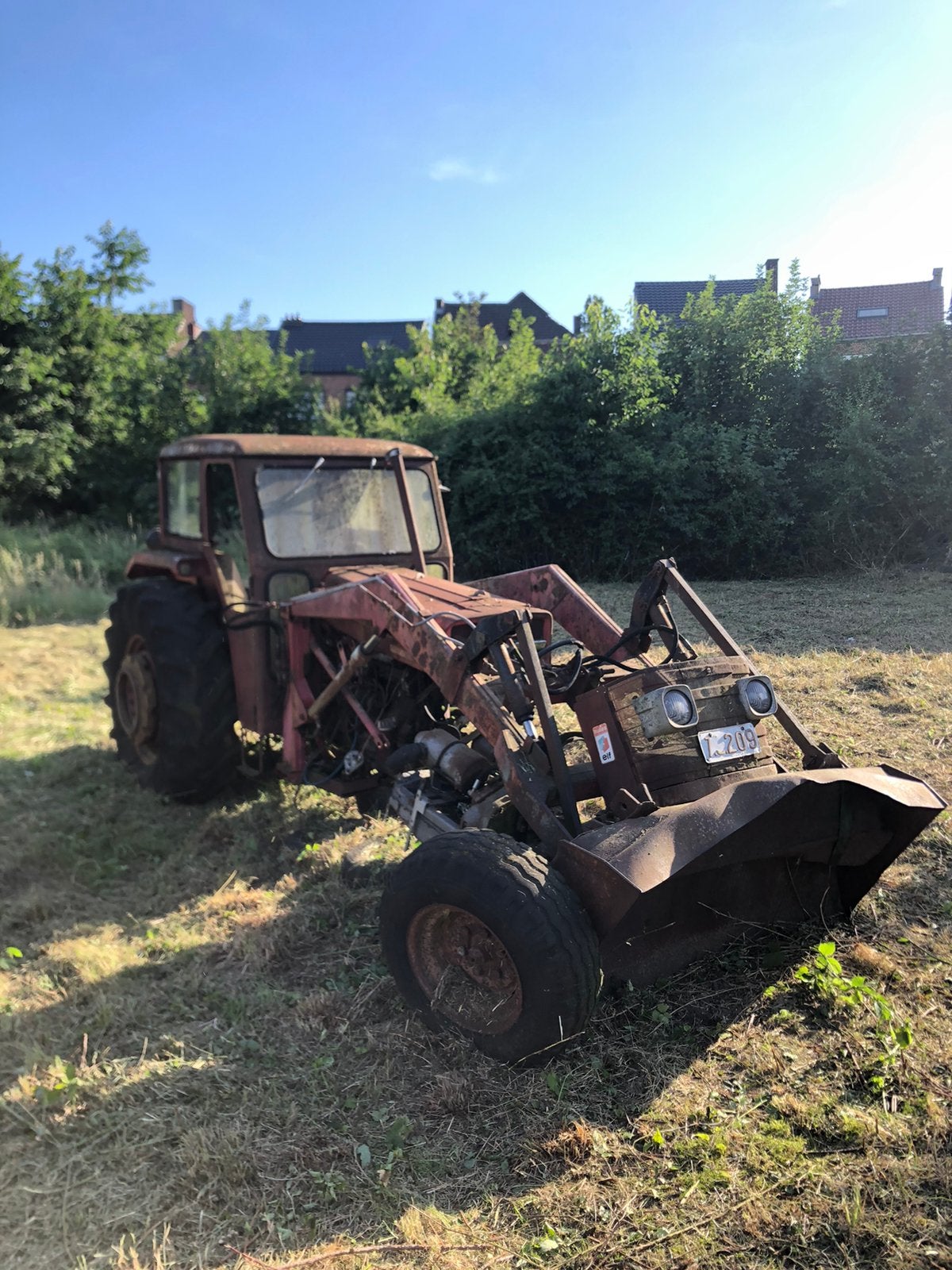 Massey Ferguson 165 avec chargeur frontal -Pour restauration, Articles professionnels, Enlèvement, Massey Ferguson