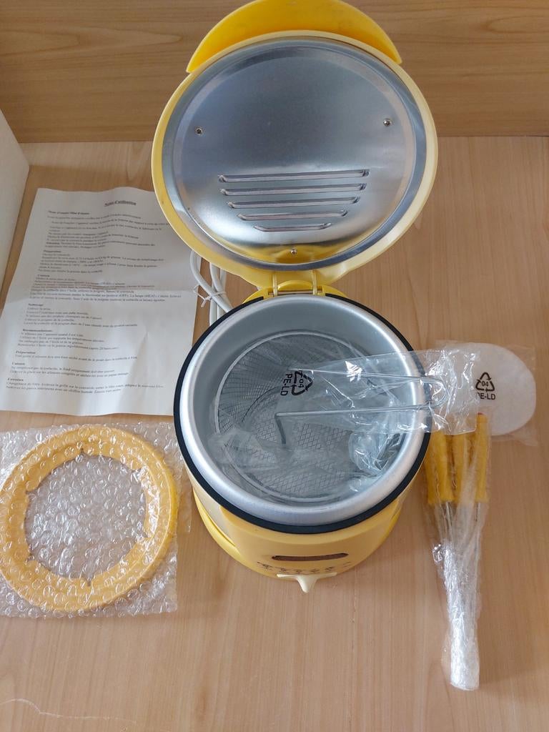 Mini friteuse électrique 500ml neuf, Enlèvement