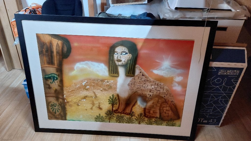 Schilderijen met thema Egypte, Ophalen