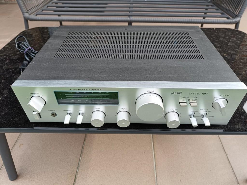 BASF versterker, gerviseerd, als nieuw, goed geluid, Ophalen, Stereo, Minder dan 60 watt