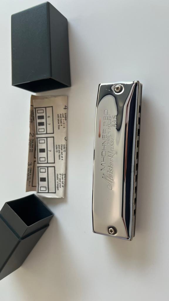 Hohner Meisterklasse 580 mondharmonica in C, Ophalen of Verzenden, Zo goed als nieuw