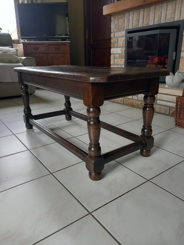 Table de salon en chêne vente urgente, Maison & Meubles, 100 à 150 cm, Enlèvement, Utilisé, 50 à 100 cm
