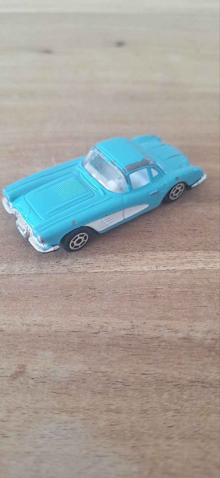 Majorette Chevrolet Corvette 58 Bleu clair, Enlèvement ou Envoi