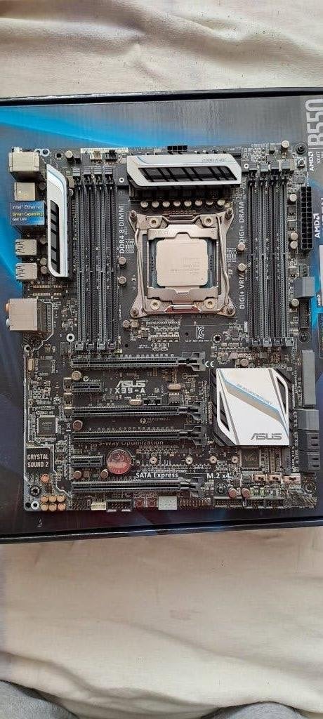 ASUS X99-A + Intel i7-5830K – Defect/Ongetest, Enlèvement, Utilisé, Intel, DDR4