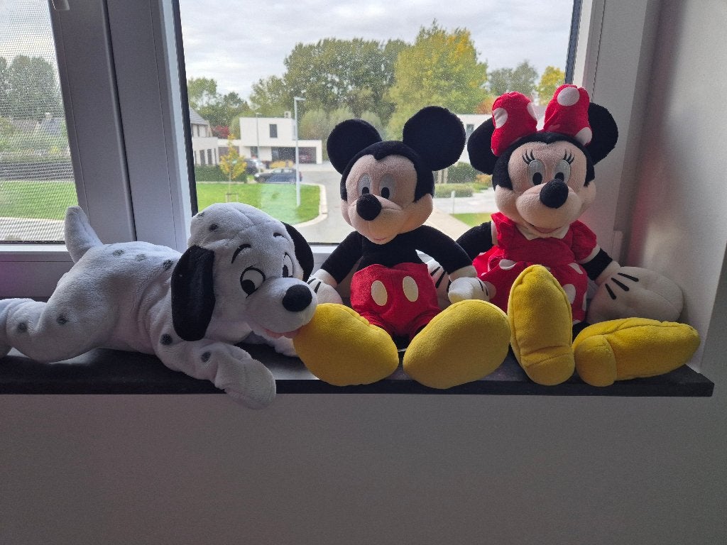 Set 3 disney knuffels, Verzamelen, Ophalen, Nieuw, Knuffel