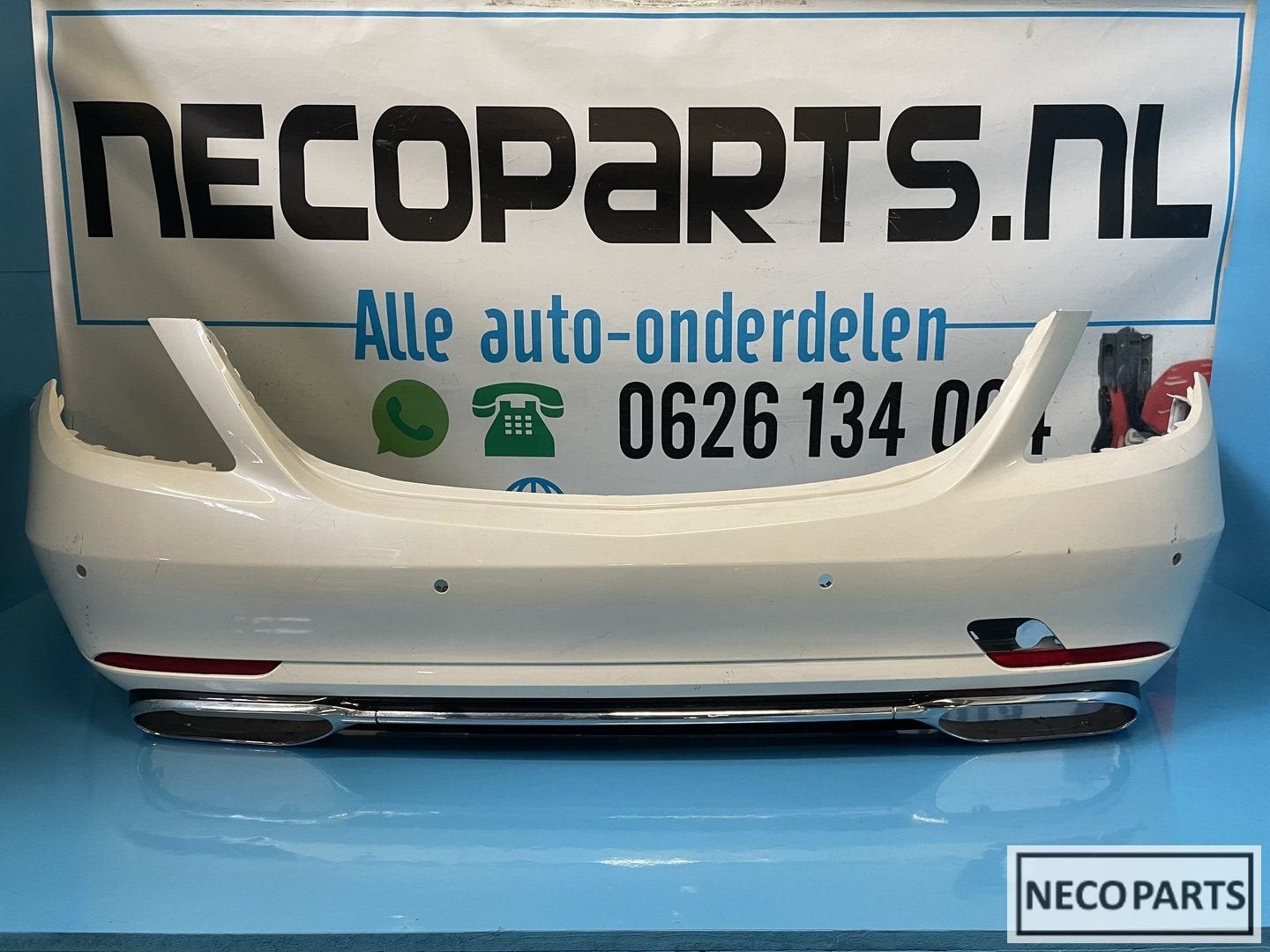 S KLASSE W222 BUMPER ACHTERBUMPER 13-17 ALLES LEVERBAAR, Utilisé, -, -, Enlèvement ou Envoi