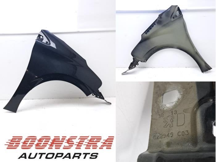 Aile avant droite d'un Peugeot 208 (KTV), -, 3 mois de garantie, Utilisé, -