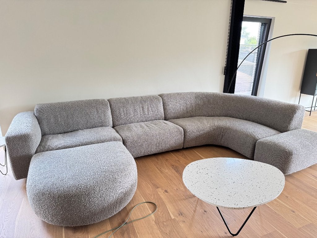 Hoeksalon, Huis en Inrichting, Zetels | Complete zithoeken, Ophalen, Gebruikt, Stof