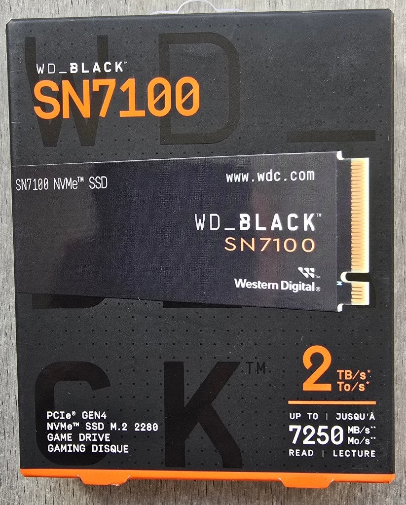 SSD Western Digital Black SN7100 2Tb NVME nieuw verzegeld, Computers en Software, Intern, Western Digital, SSD, Nieuw