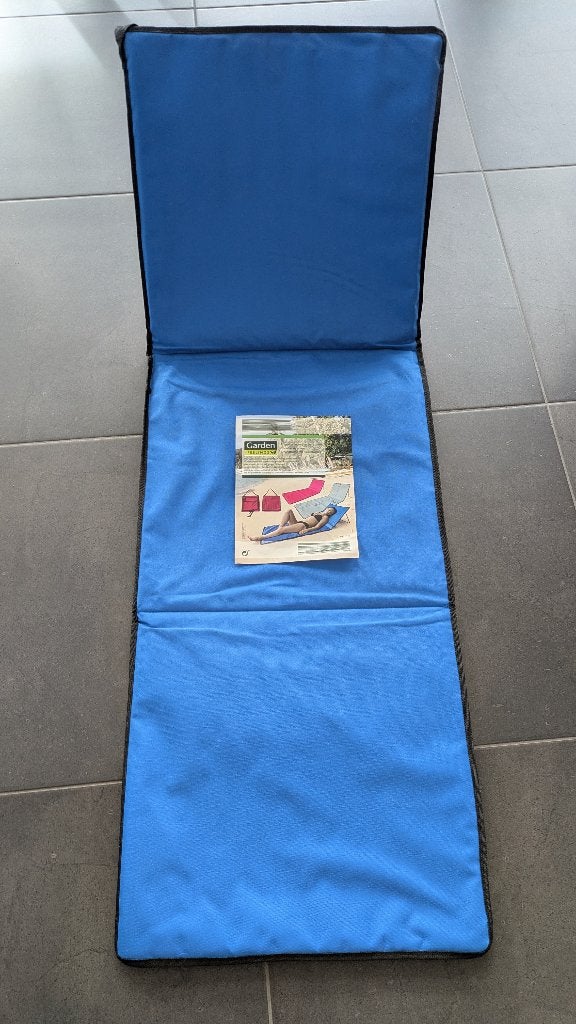 Rug steun strand kampeer mat ligbed tas, Ophalen, Nieuw