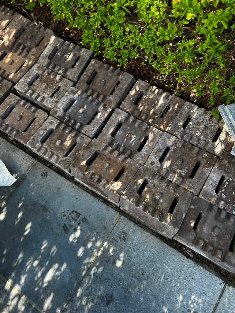 Vuurvaste stenen, Tuin en Terras, Ophalen, Gebruikt, Bruin, Overige typen
