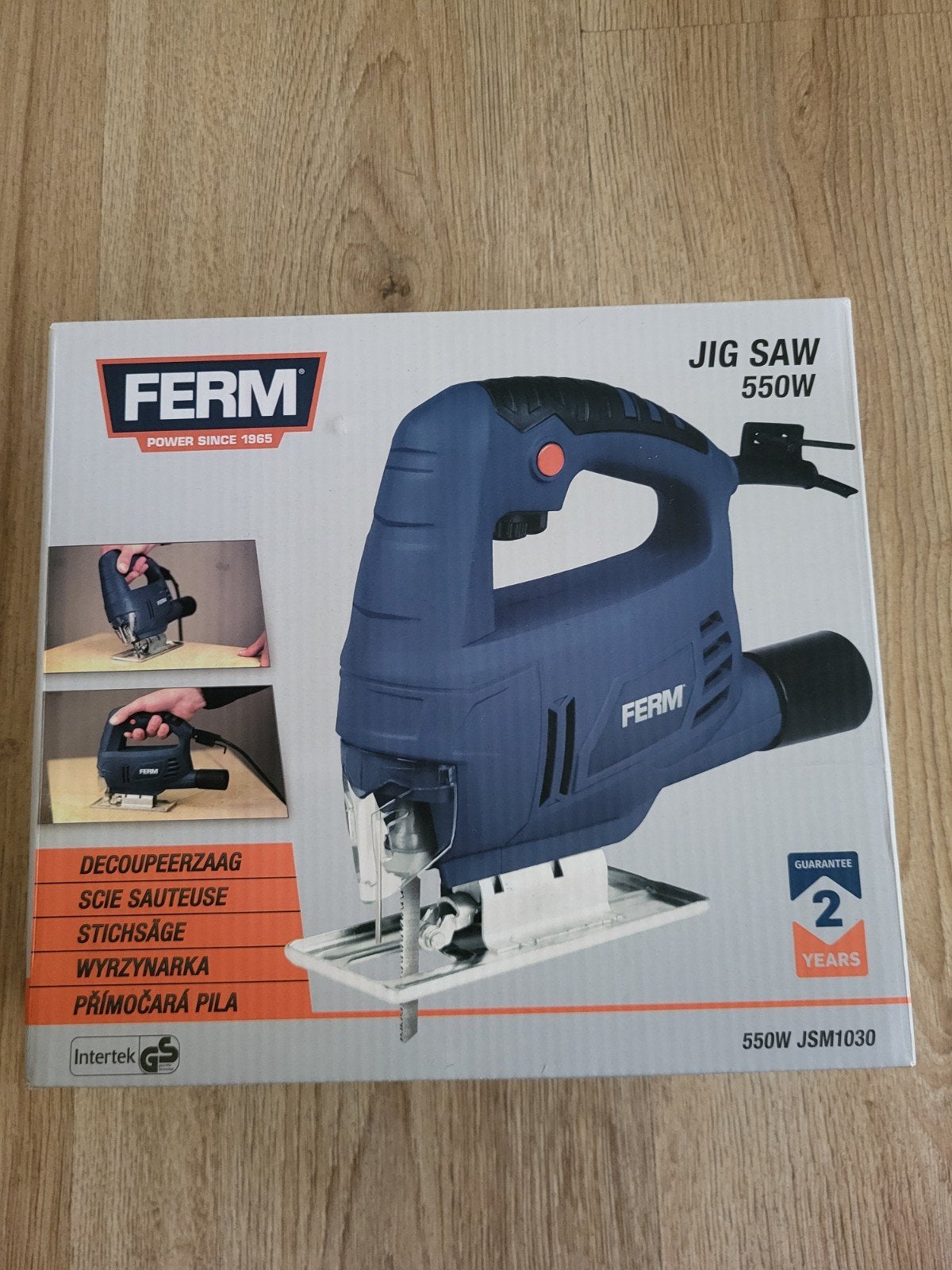 Ferm decoupeerzaag, Enlèvement, Scie sauteuse