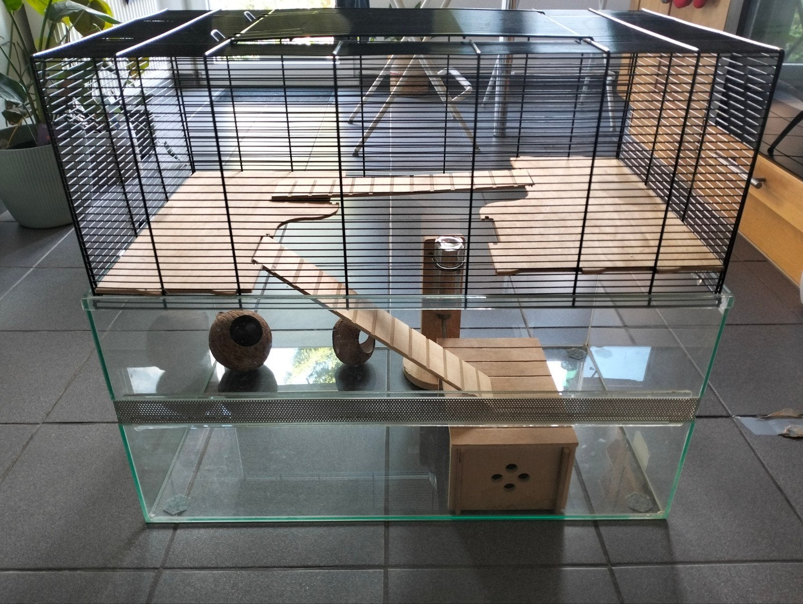 Cage pour hamster (grand format) l73 L42 H63 + accessoires, Enlèvement, Cage, Hamster