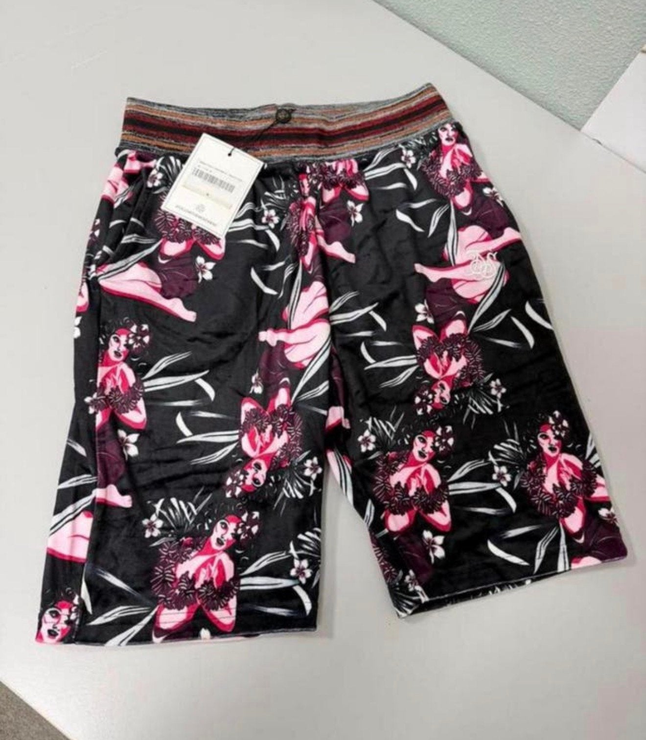 SikSilk Tropics Fitted Shorts tropic SS-17110 M korte broek, Ophalen of Verzenden, Nieuw, Maat 48/50 (M), Zwart