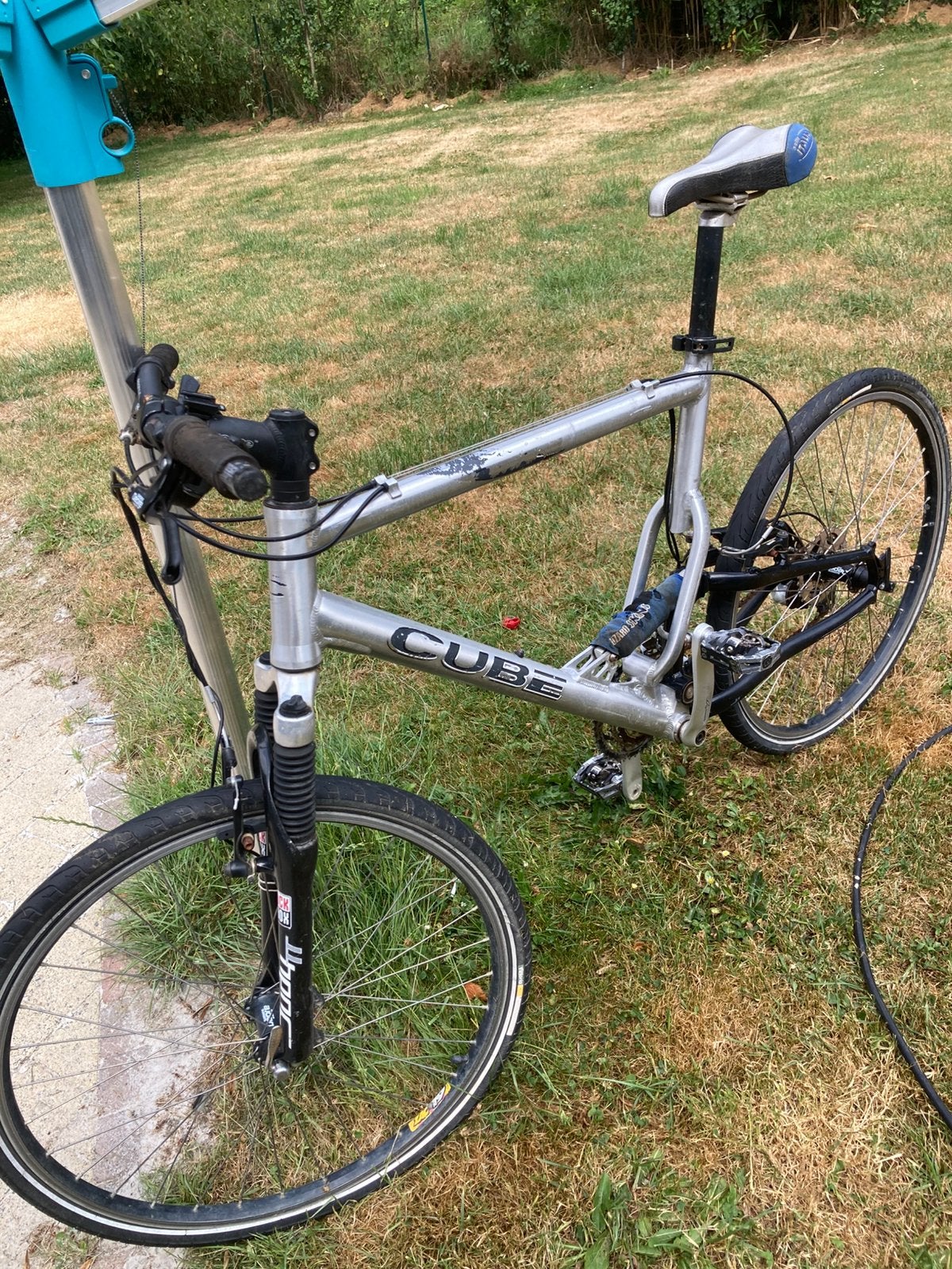 Vélo VTT CUBE FULL SUSPENDU vintage, Autres marques, Frein sur jante, Enlèvement, Hommes