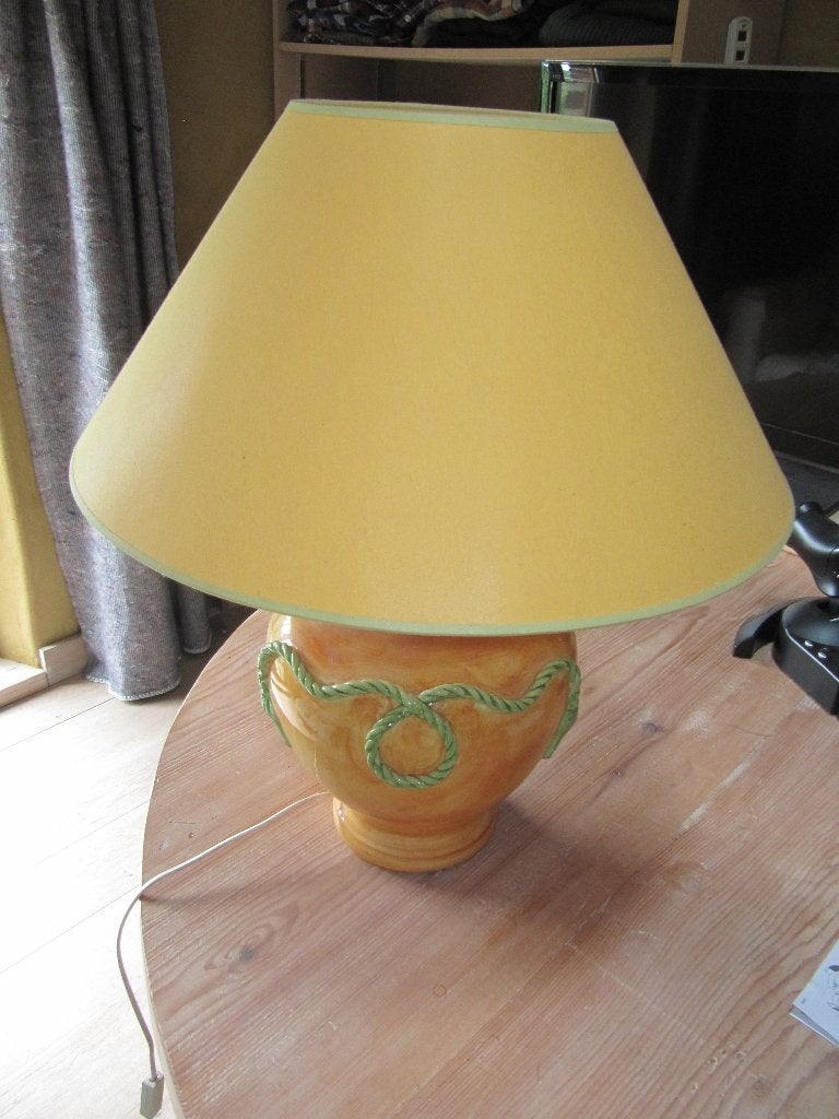 lampe à poser, Maison & Meubles, Vintage, Lampe figurine, Orange, Comme neuf