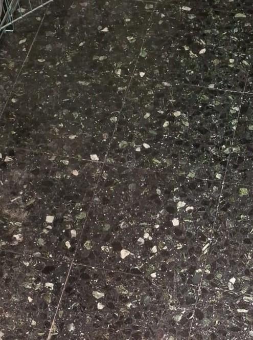 Oude vloertegels ca 60-70 jaar Terrazzo stijl 29,5x29,5cm, Ophalen, Marmer, Vloertegels