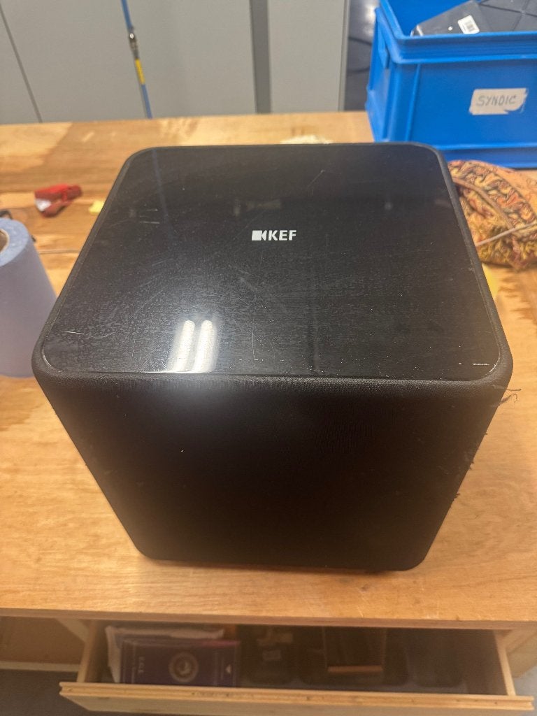 KEF sub woofer KUBE-2, Subwoofer, Enlèvement, Utilisé, KEF
