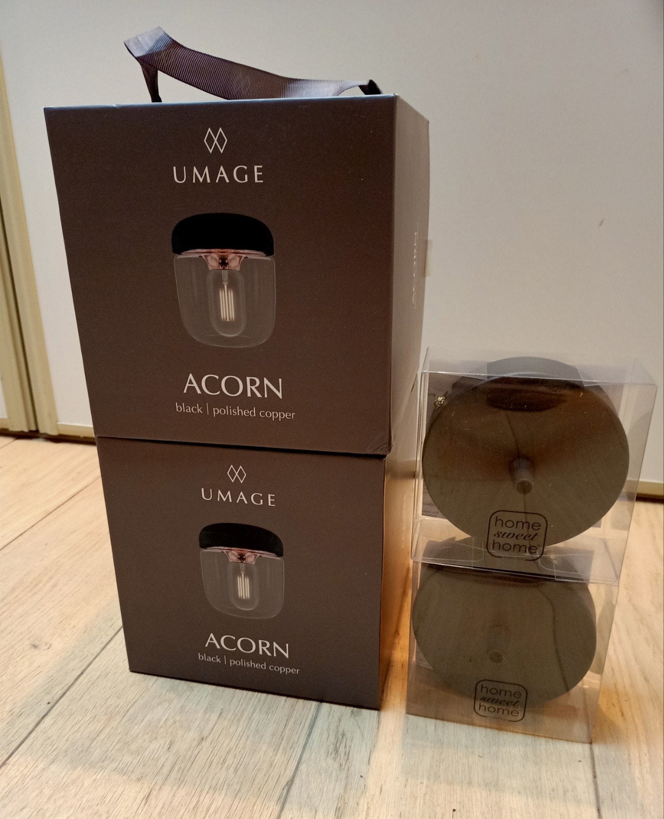 2 hanglampen Acorn van ontwerper Jacob Rudbeck, Ophalen of Verzenden, Nieuw, E27 (groot)