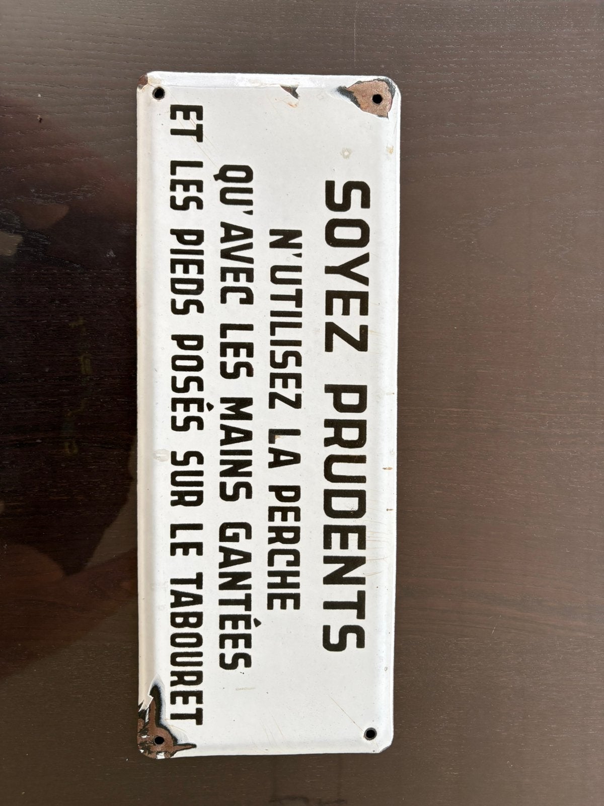 Plaque émaillée, Collections, Enlèvement ou Envoi, Utilisé