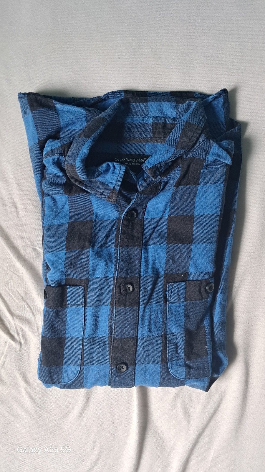 Cedar Wood State geruit overhemd blauw/zwart, Blauw, Nieuw, Ophalen of Verzenden, Cedar wood state