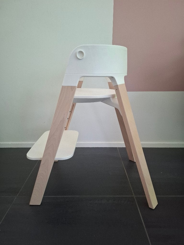 Stokke Steps Kinderstoel, Ophalen, Gebruikt, Meegroeistoel, Afneembaar eetblad