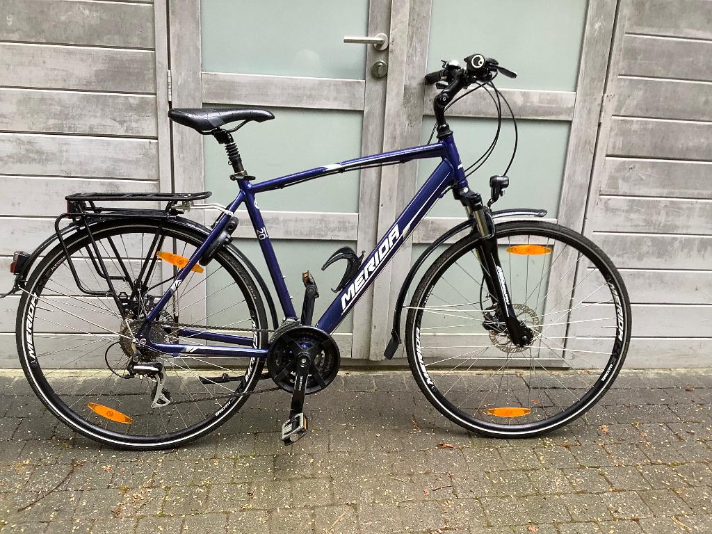 Nieuwstaat sportfiets Merida Crossway 20 schijfrem, Fietsen en Brommers, 28 inch, Vering, Zo goed als nieuw, Meer dan 20 versnellingen