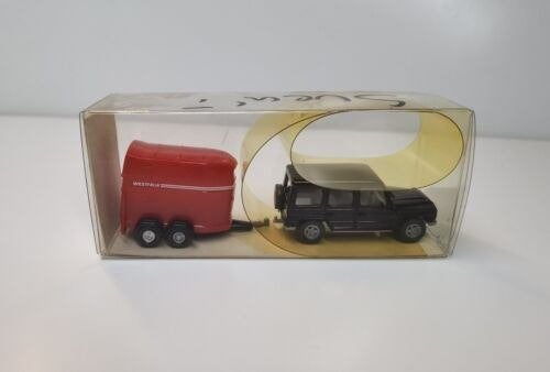 MERCEDES 4x4 Classe G + WESTFALIA Van Chevaux 1/87 HO WIKING, Hobby & Loisirs créatifs, Voitures miniatures | 1:87, Enlèvement ou Envoi