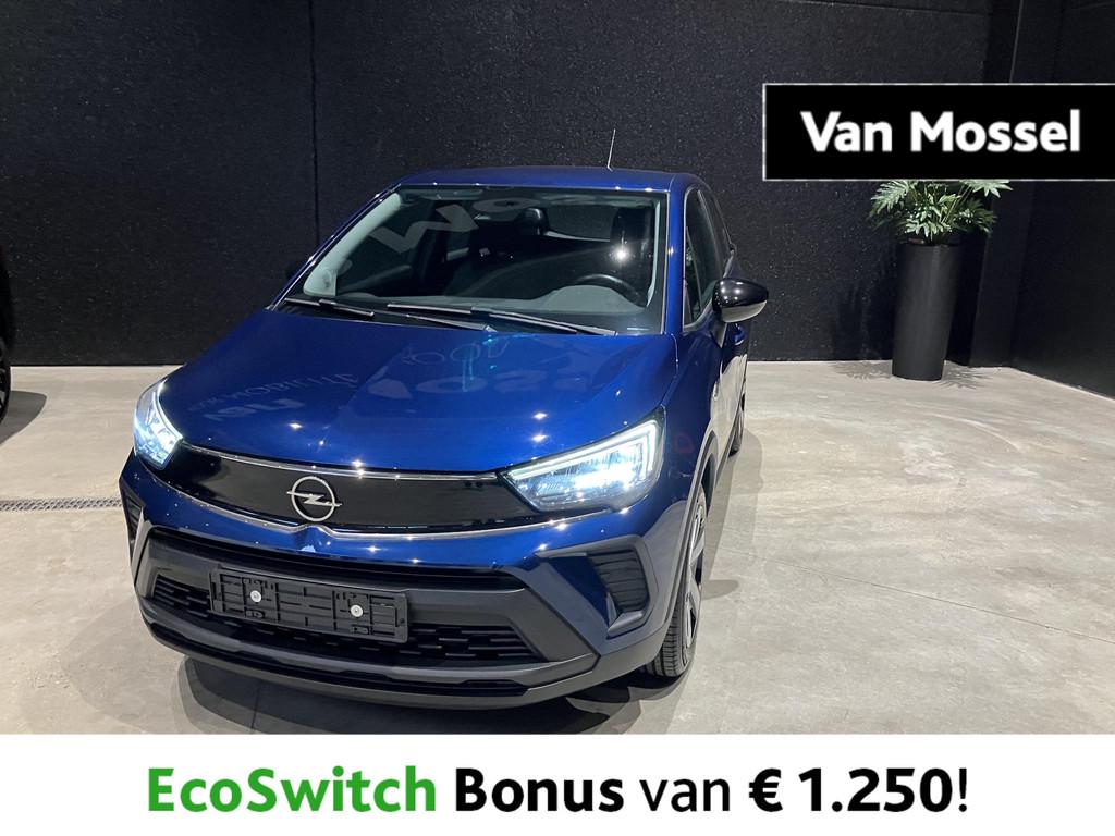 Opel Crossland 1.2 61kW S/S Edition NAVI | PDC | CAMERA, Voorwielaandrijving, Stof, Gebruikt, Zwart