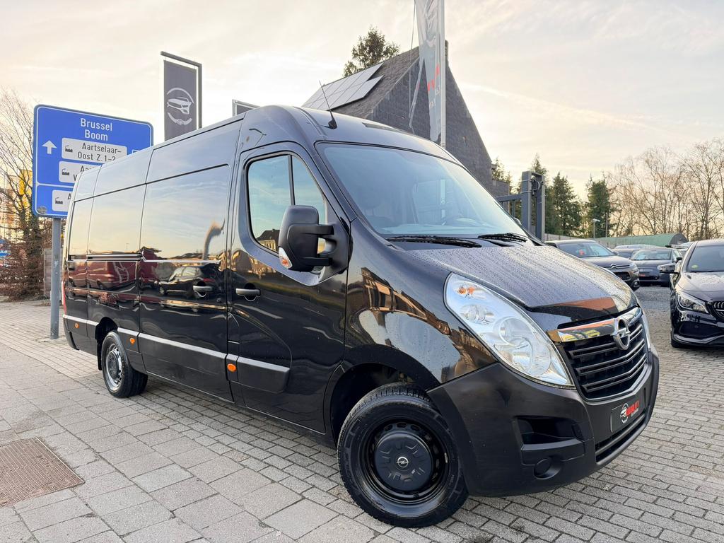 Opel Movano L4H2 2.3biturbo 112dkm Navi Pdc Trekhaak Euro6b, Auto's, Voorwielaandrijving, 4 cilinders, 2500 kg, Bedrijf