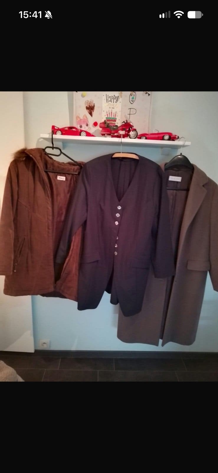 Belles vestes d'hiver, Enlèvement, Porté