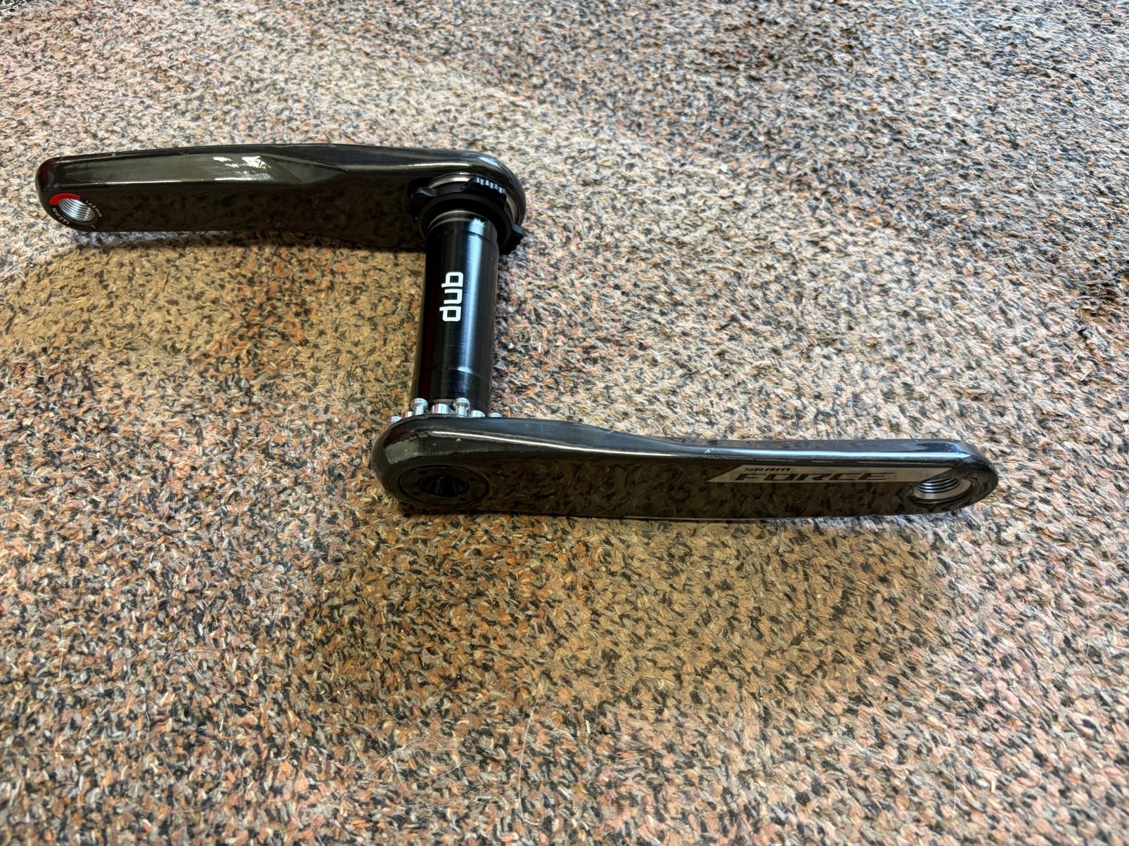 Pédalier SRAM Force E1 DUB 165 mm, Vélos & Vélomoteurs, Vélos | Vélos de course, Comme neuf, Carbone, Enlèvement